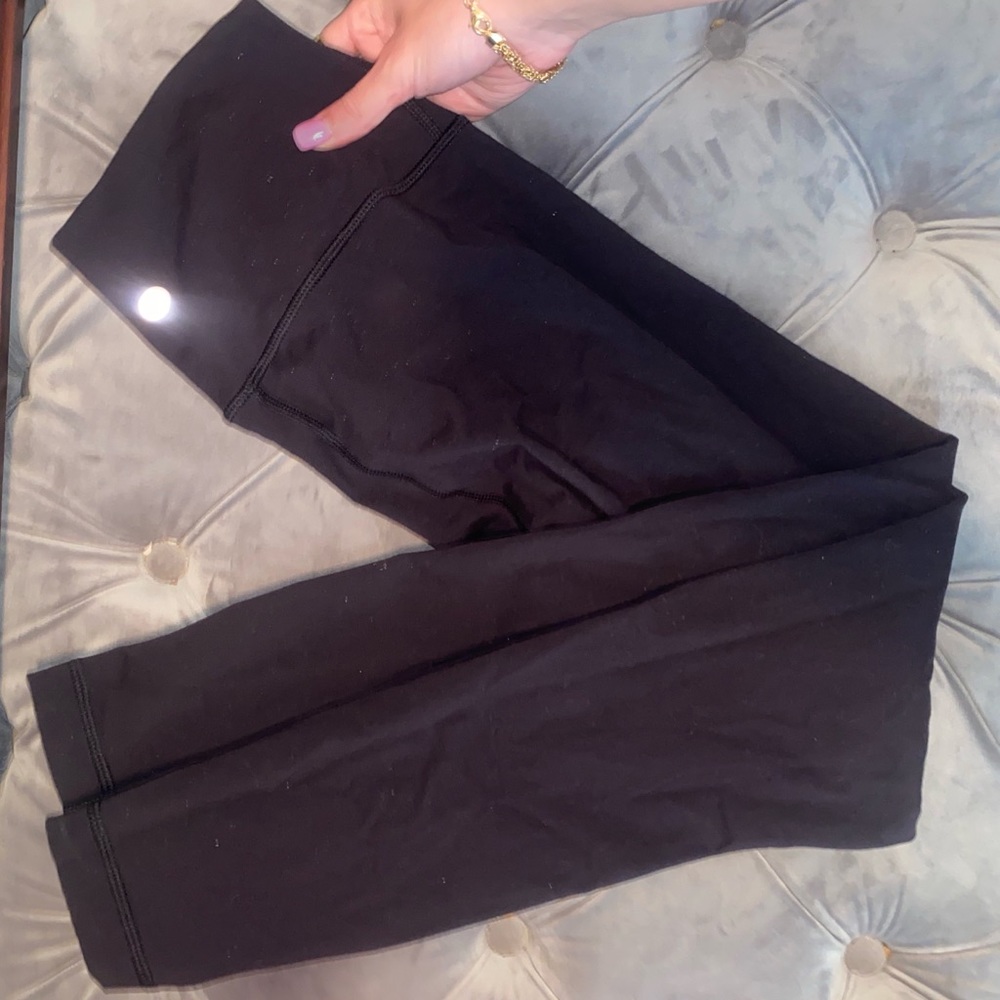 Lululemon, wunderunder Legging, Size: 4, Color: Black, 25”